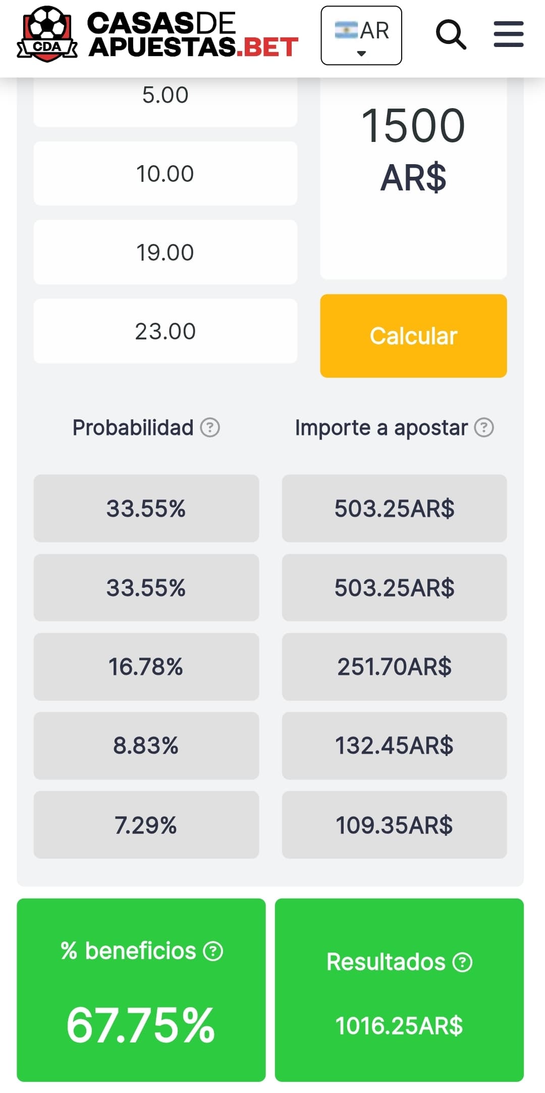 calculadora de apuestas seguras