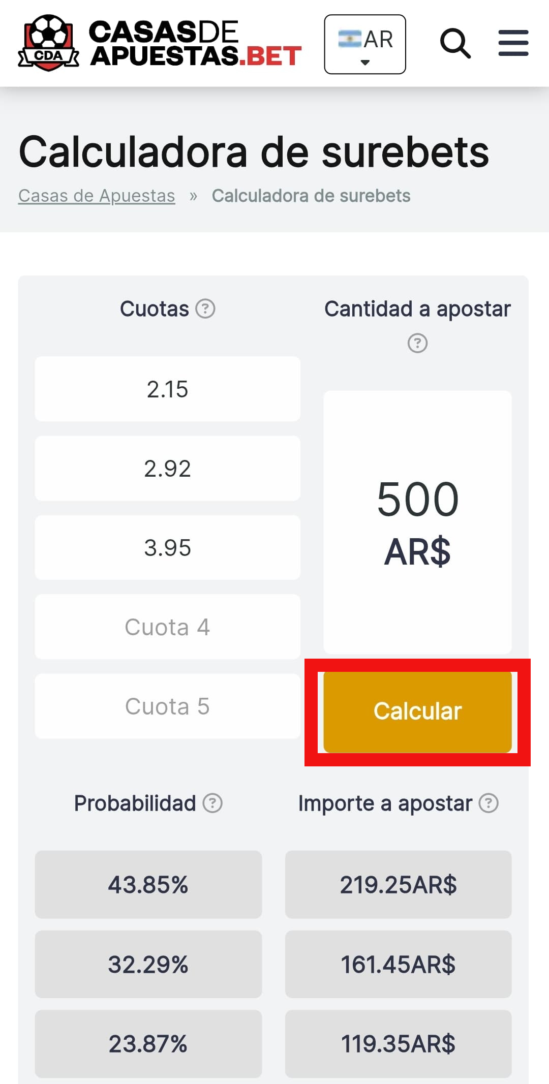 Apuestas seguras en Argentina