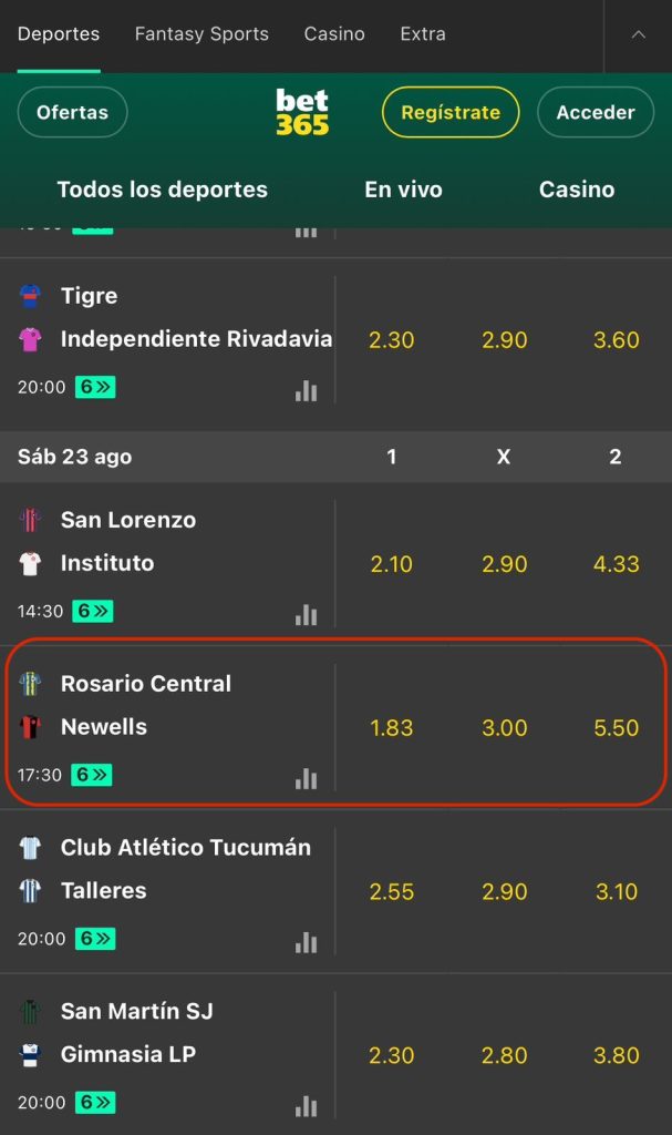 apuestas futbol 1x2