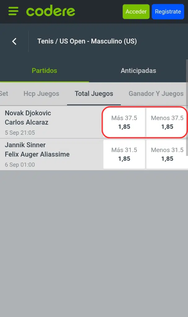 apuestas tenis totales