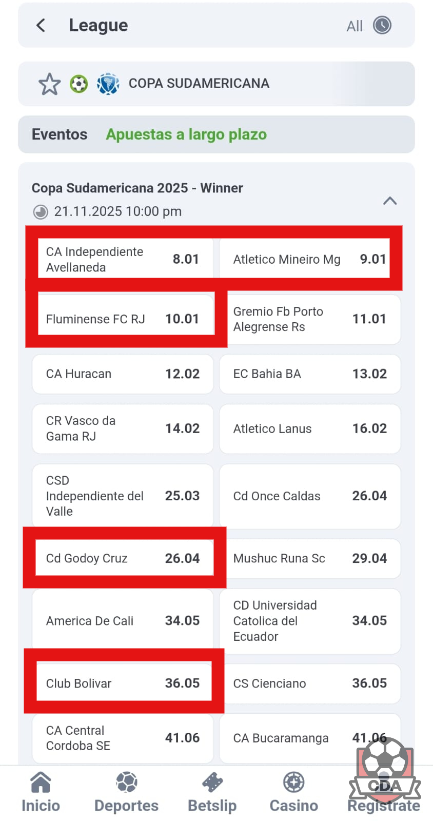 Casa de apuestas en línea 20bet Bolivia