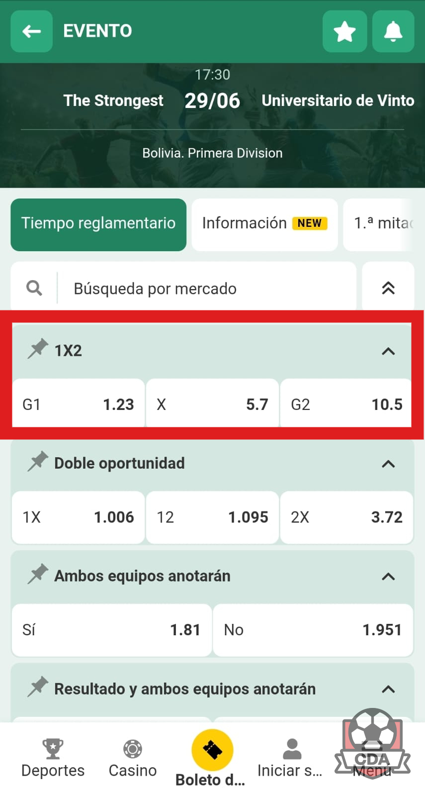 Casa de apuestas online Betwinner