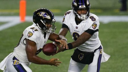 Apuestas NFL Tennessee Titans vs Baltimore Ravens 22/11/20