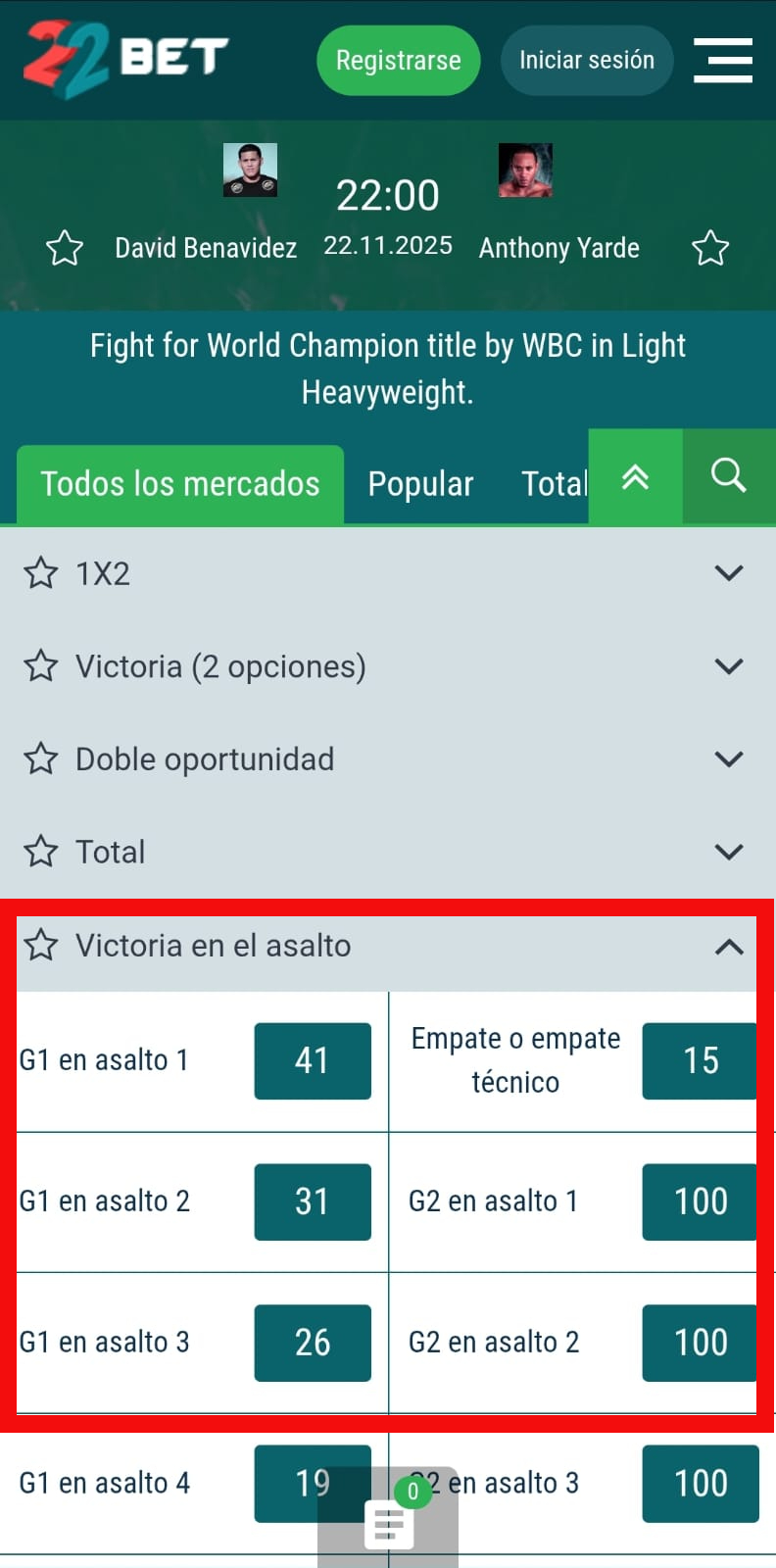 Cómo apostar en las peleas de boxeo