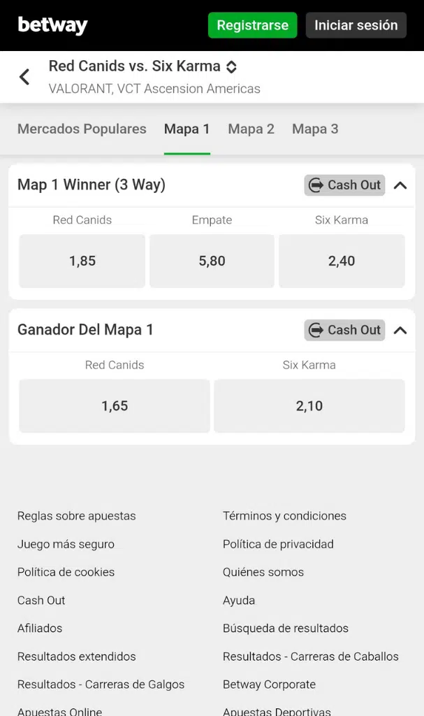 apuestas esports ganador mapas