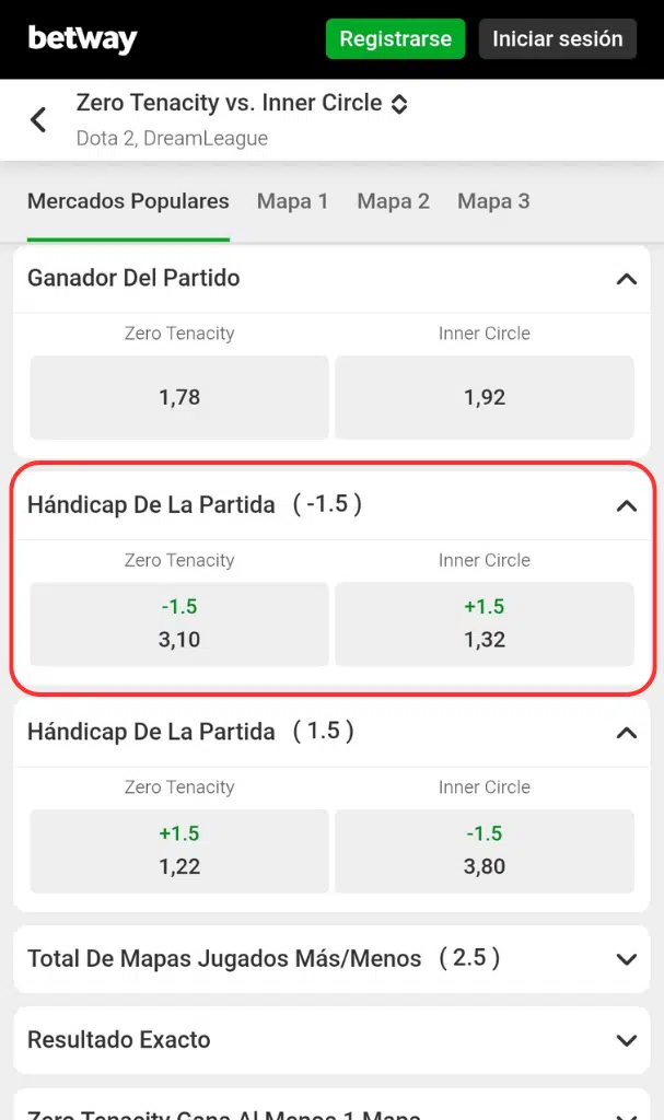 apuestas esports handicap
