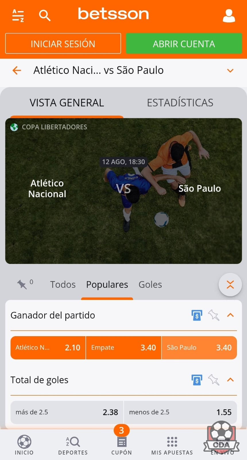 Cómo se usa la calculadora de surebets