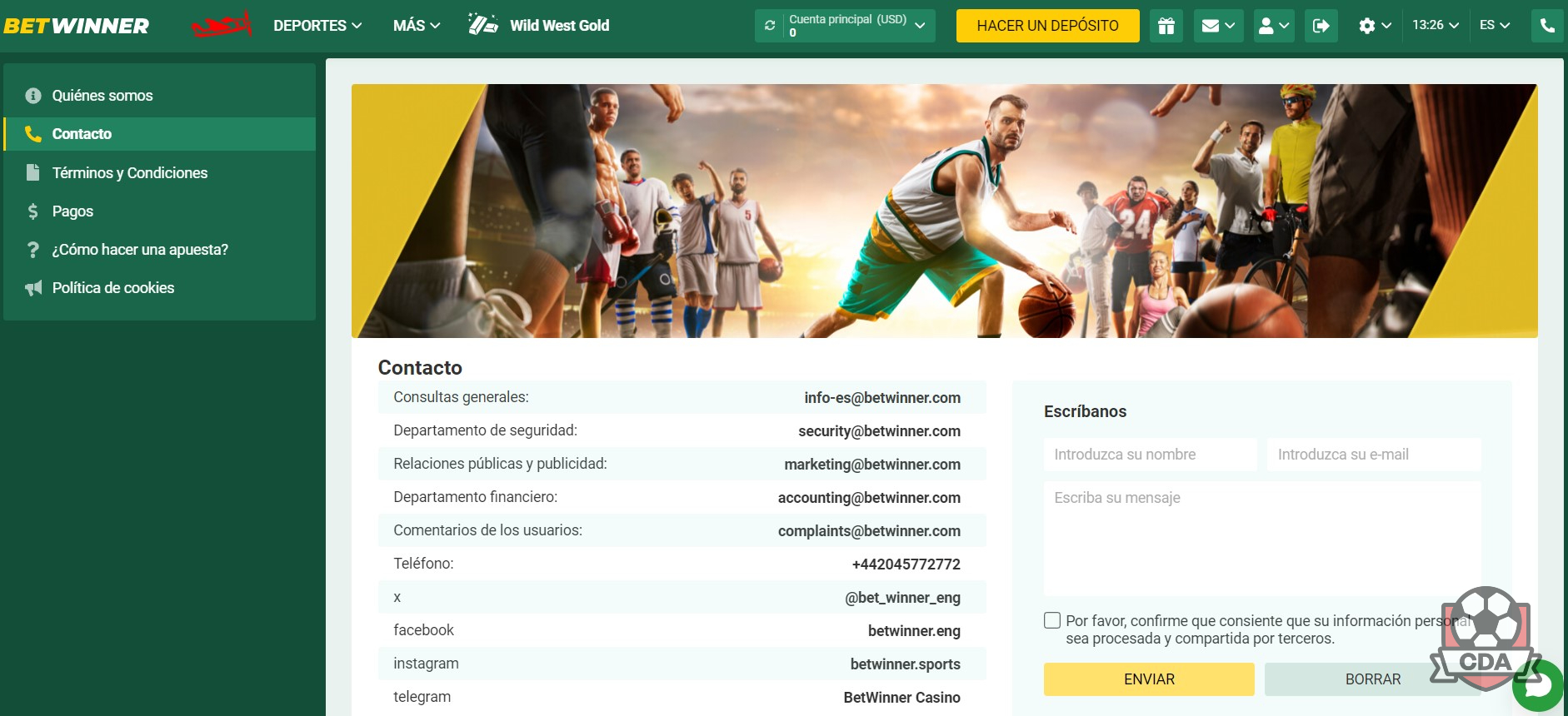 Betwinner República Dominicana: atención al cliente