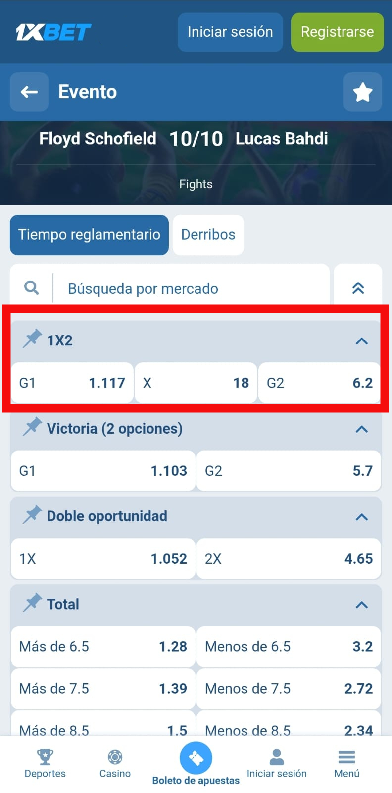 Casas online en República Dominicana con apuestas en boxeo