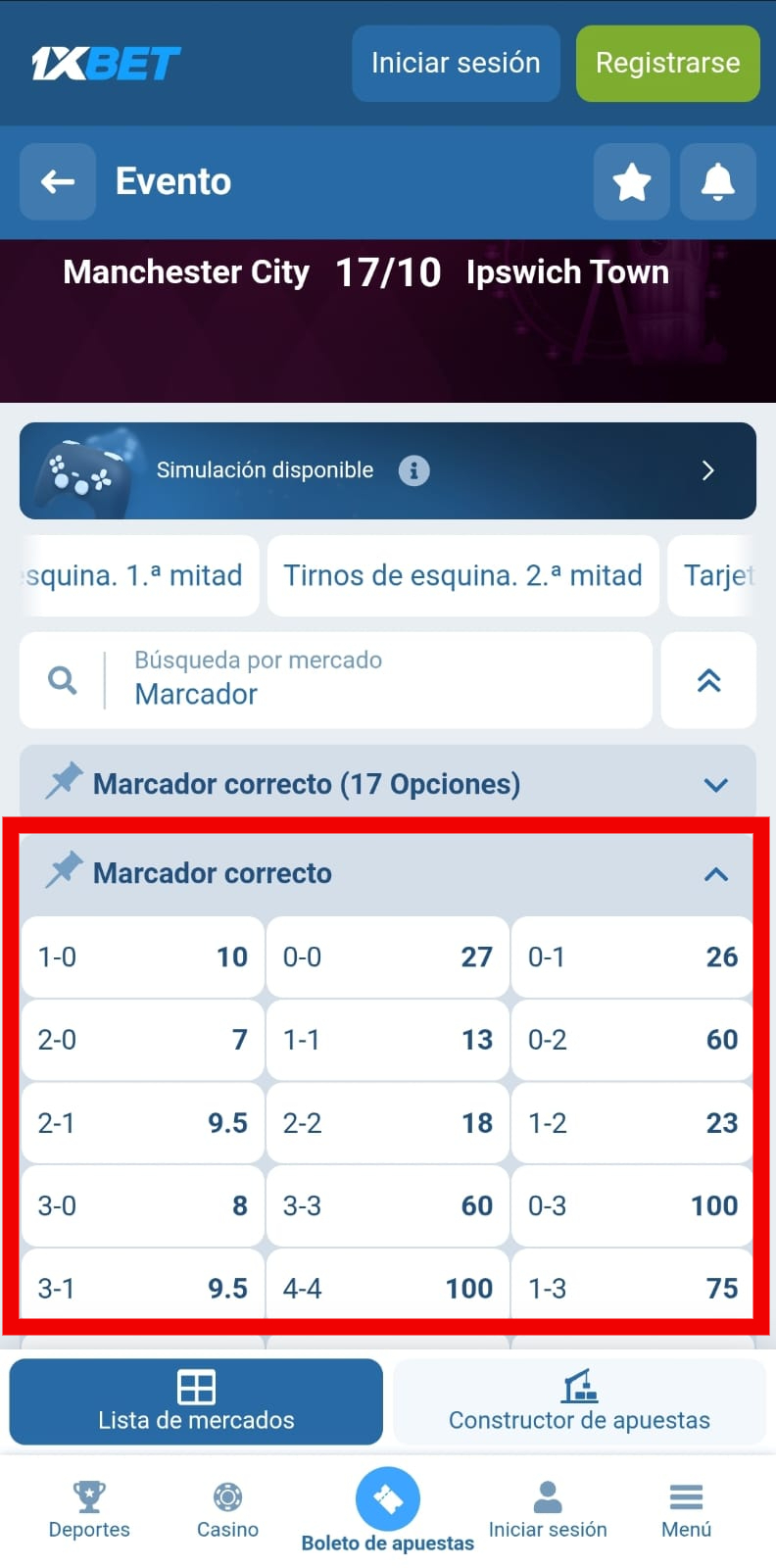 Apuestas online para los partidos de futbol