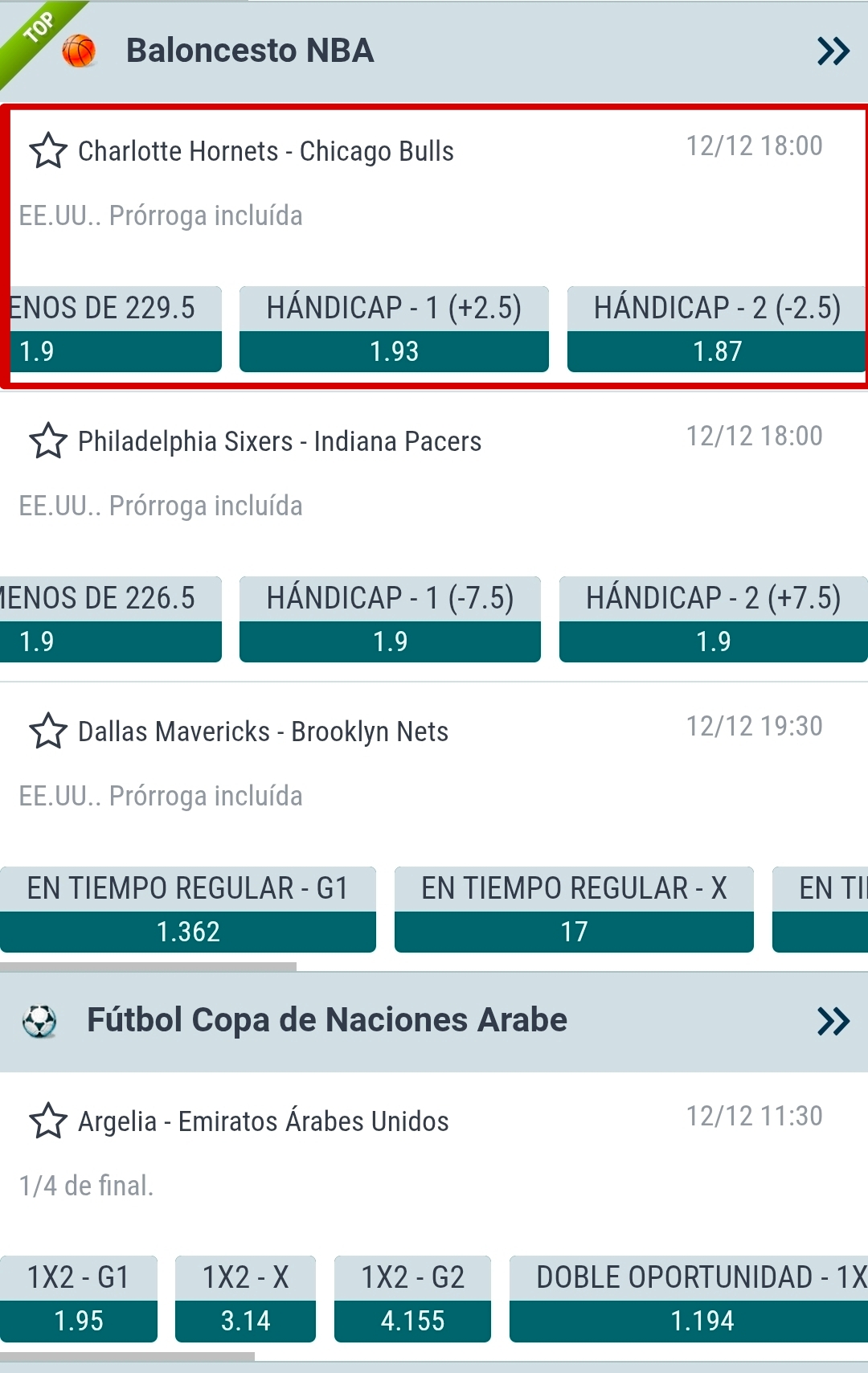 Casas Baloncesto Handicap Ecuador