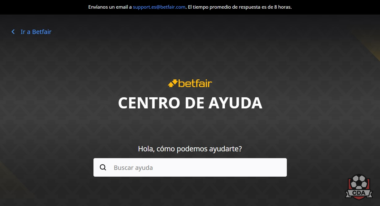 Betfair España: atención al cliente