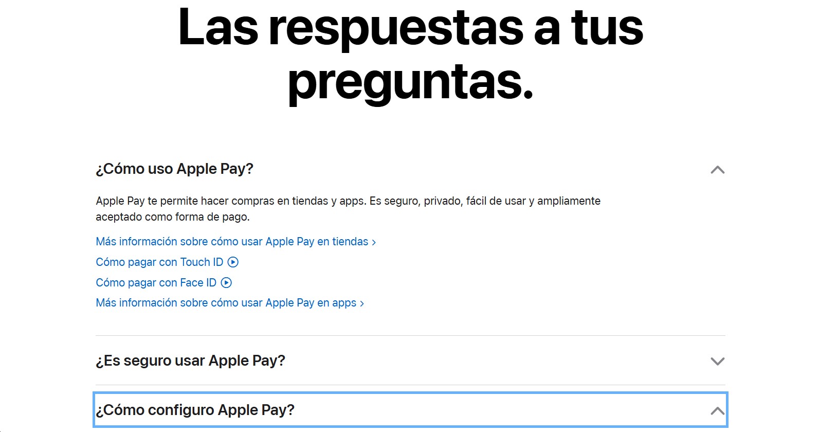 Atención al cliente Apple Pay
