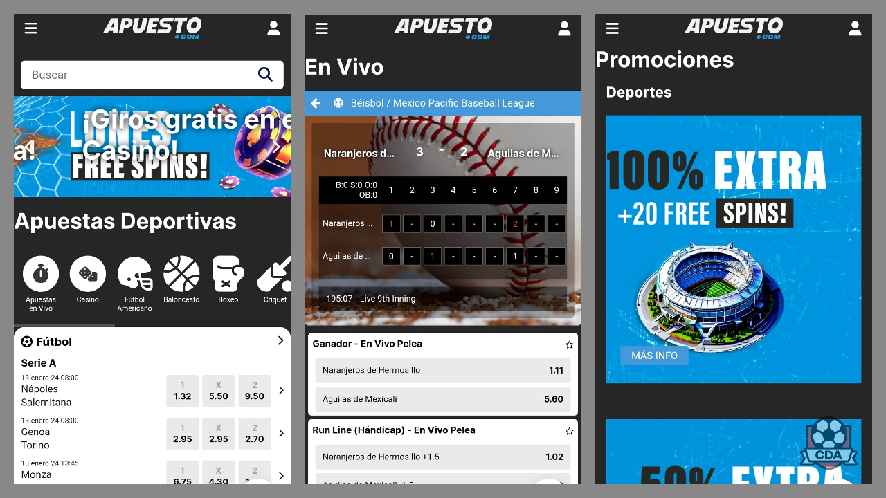 App móvil de Apuesto Perú