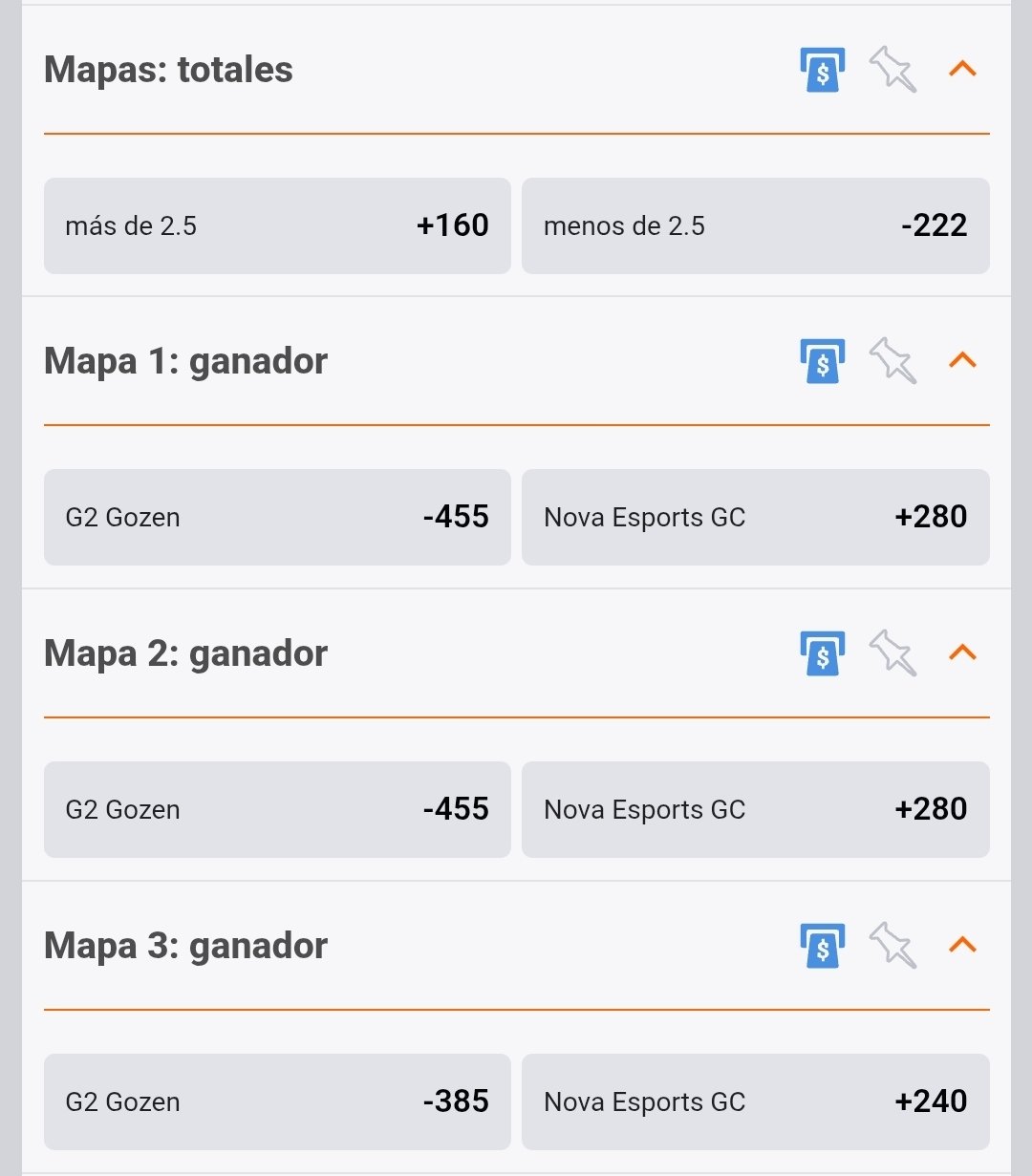 Apuestas eSports Mapas Perú