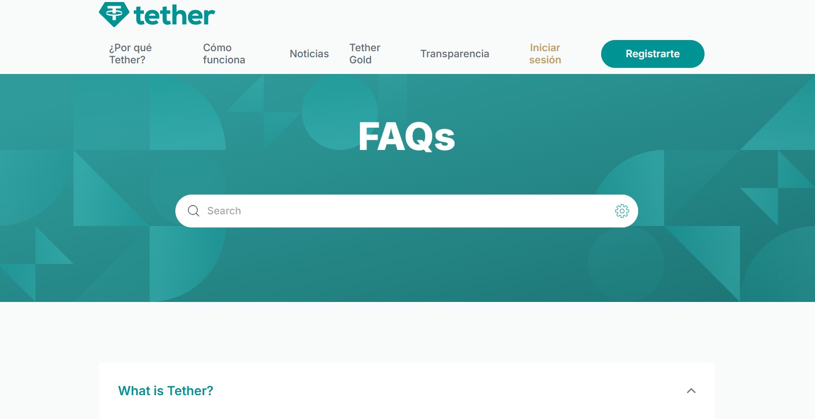 Preguntas frecuentes: USDT