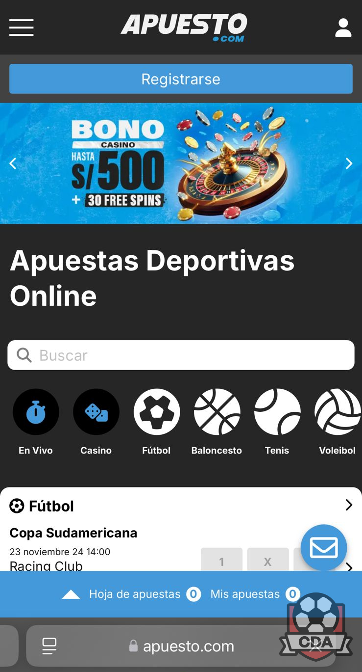 Cómo depositar en Apuesto