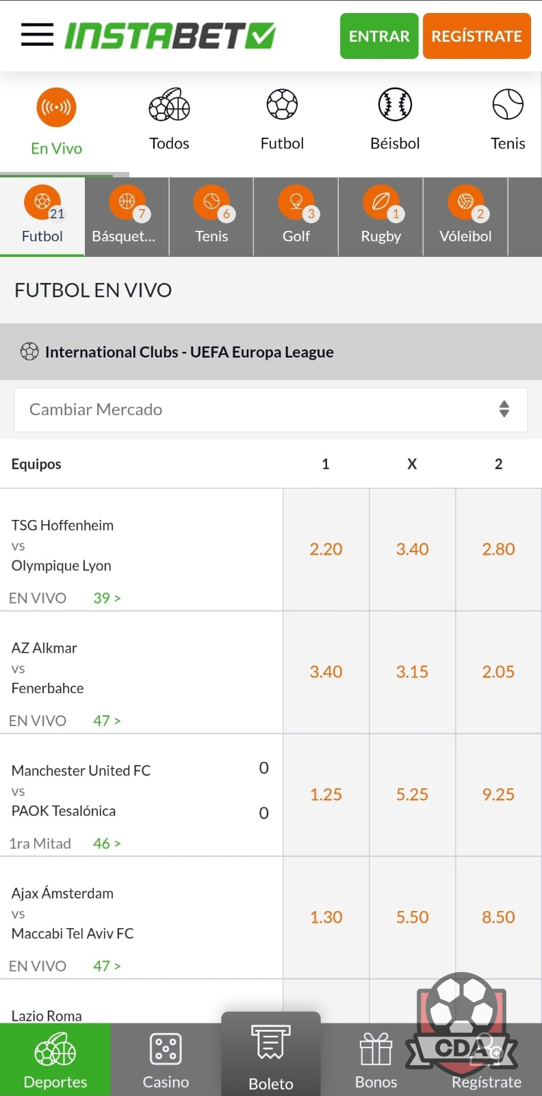 Cómo registrarse en Instabet México