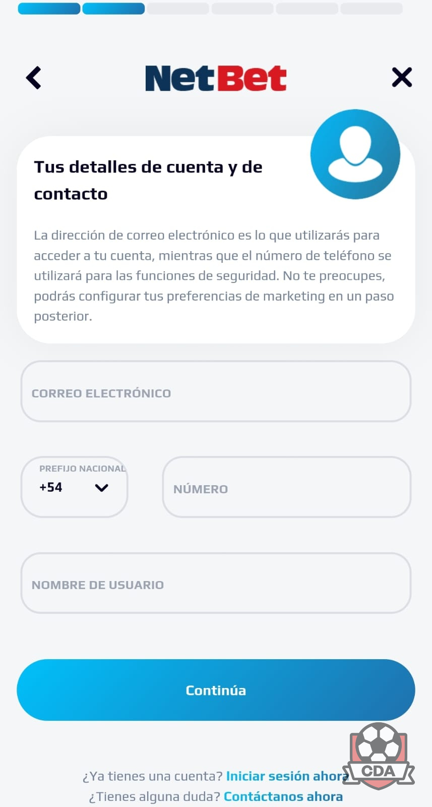 Cómo registrarse en Netbet México