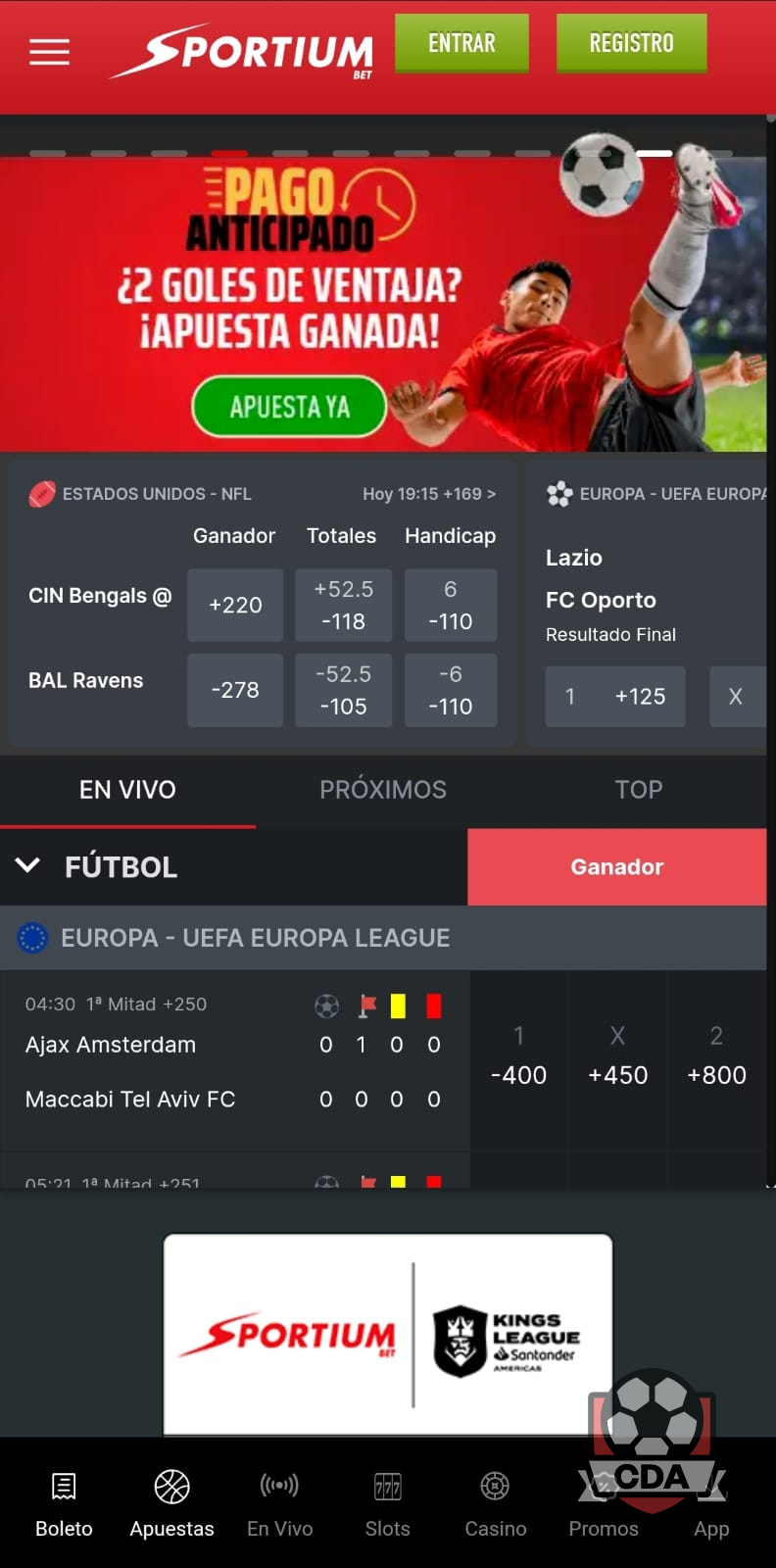 Abrir una cuenta en SportiumBet México