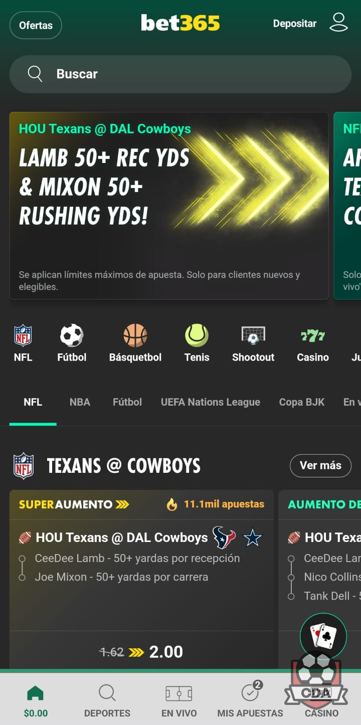 Código promocional para Bet365 México