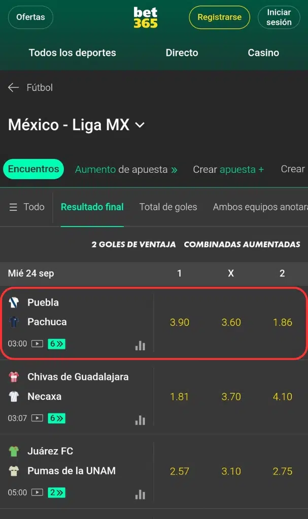 apuestas fútbol 1X2