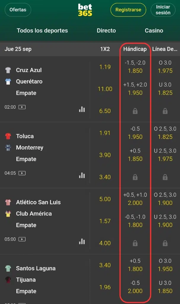 apuestas fútbol hándicap asiático