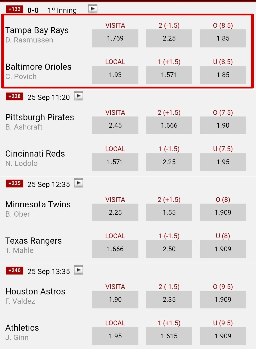 apuestas beisbol handicap mexico