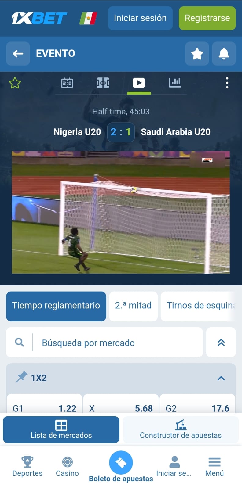 Casas de apuestas con streaming